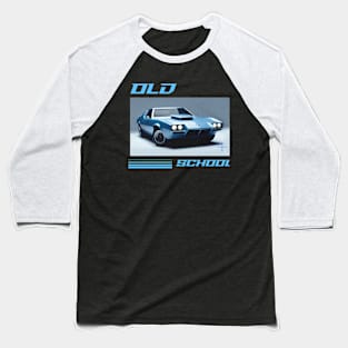 Old School Car Baseball T-Shirt